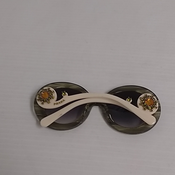 Prada sunglasses round spr 27 QS with Crystal - Picture 7 of 8